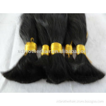 Selected natural color braid hair bulk